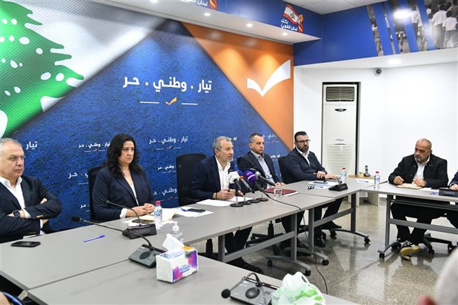 لبنان القوي ينتقد غياب خطة واضحة لحصر السلاح
